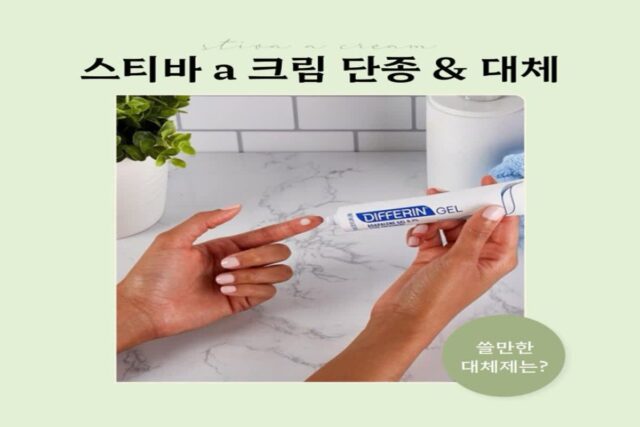 스티바 a 크림 단종 쓸만한 대체 화장품 2가지