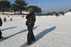 한채아, 설원에서 뽐낸 스타일리시한 겨울 스포츠룩