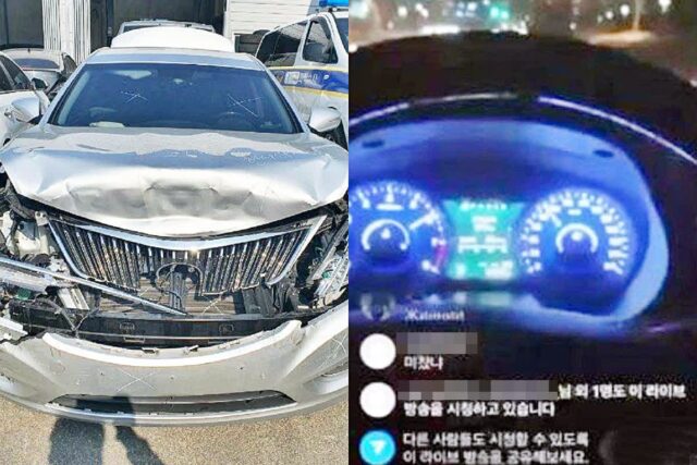 ‘저 촉법소년..인데?’ 무면허 운전 생중계 한 초등생, 참교육 맞았다