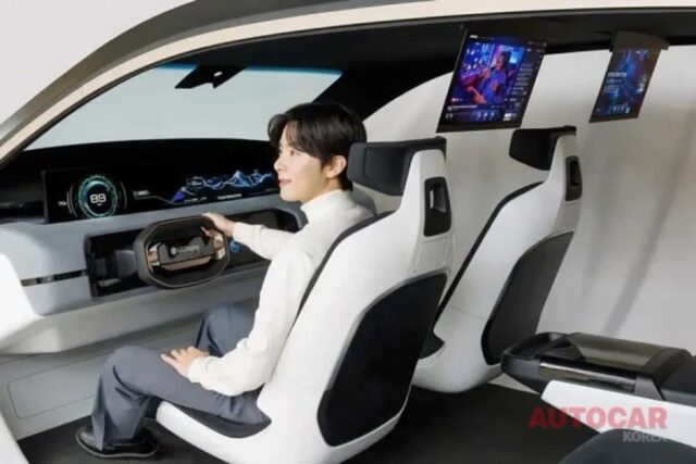 LG, 운전자가 볼 수 없는 새로운 동반석 디스플레이 출시한다