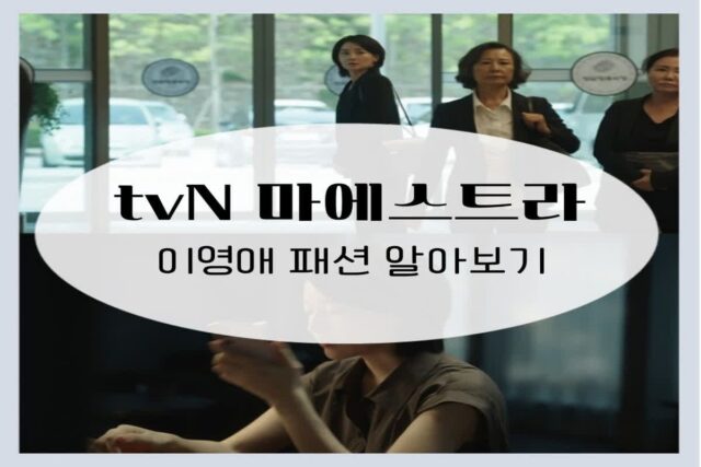 tvN 마에스트라 속 이영애 패션 알아보기!