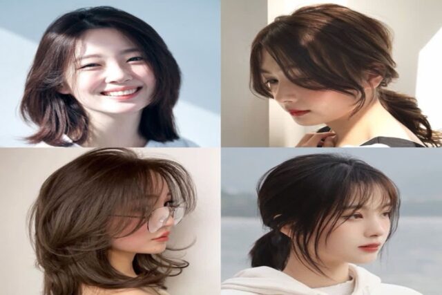 2024 유행할 페이스라인컷 앞머리 사이드뱅