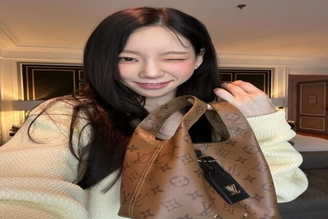 완판녀 태연이 선택한 루이비통 크로스백 zip