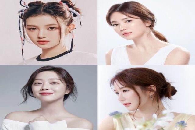 봄웜톤 트루 라이트 머리색 염색 추천 참고할 연예인 이미지