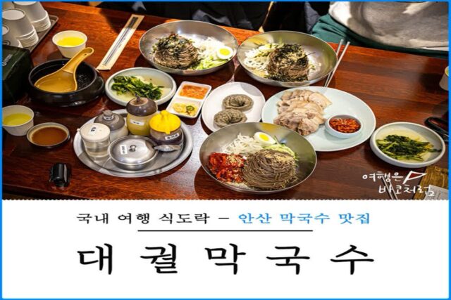 안산 갈대습지공원 근처 안산 본오동 막국수 맛집 대궐막국수