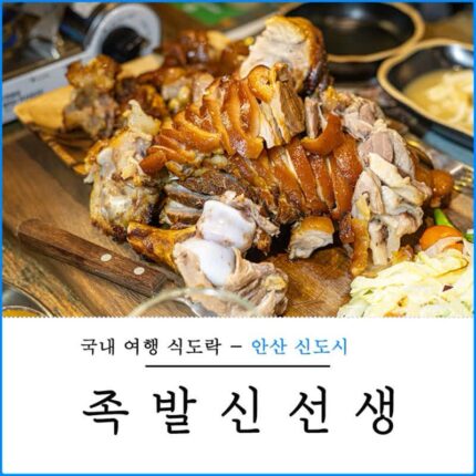 안산 고잔동족발 맛집 족발신선생 화덕통구이족발 추천
