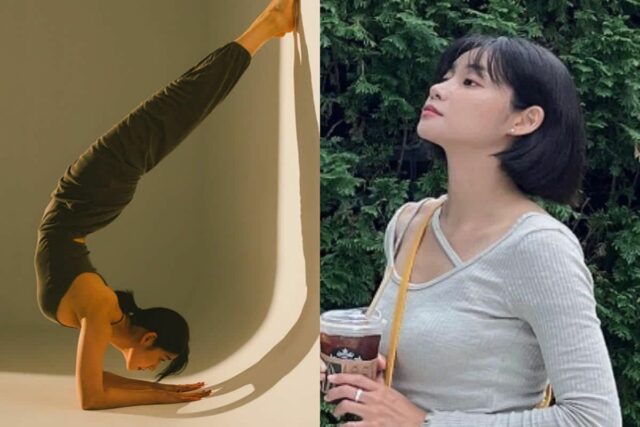 짧은치마 입고 심쿵하더니 요가 강사 된 연예인
