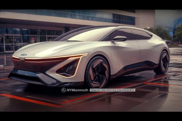 “EV6 디자인에 넣은 미래감성 한스푼” 기아 EV6 F/L 예상도