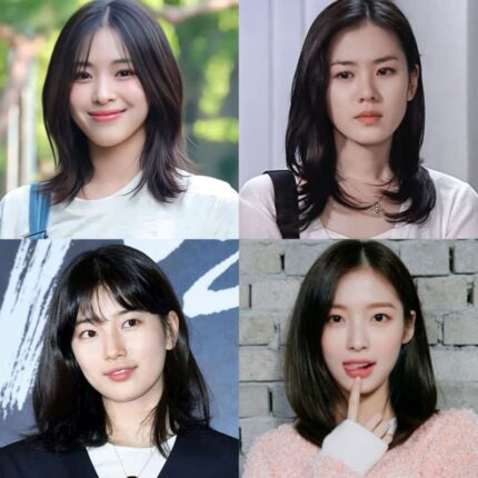 2024 긴단발 헤어스타일 C컬펌 헤어트렌드