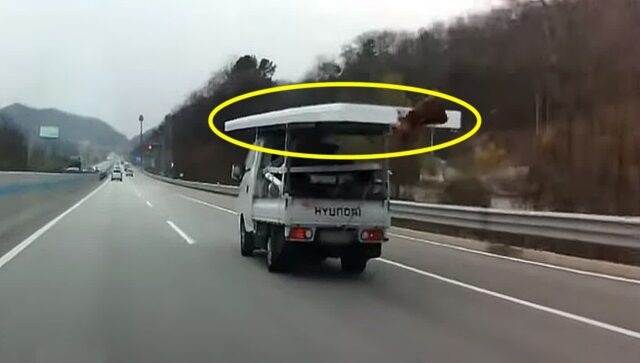 “강풍 세게 불던 날…고속도로에서 정말 무서운 차량을 만났습니다”