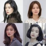 각진얼굴 사각턱 헤어스타일 꿀팁 – 단발 앞머리 긴머리