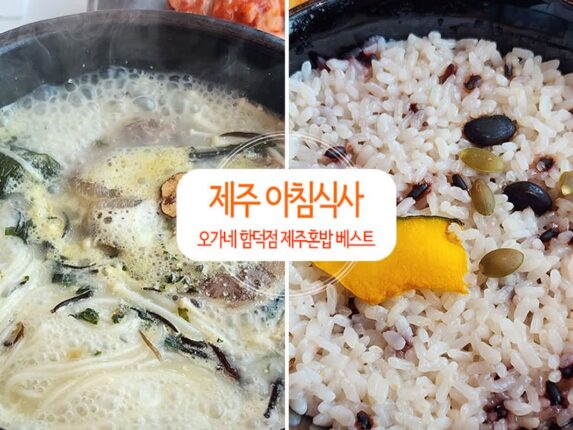 제주 아침식사 오가네 함덕점 제주혼밥 베스트