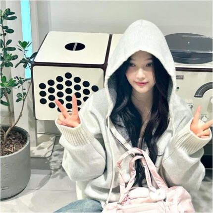 10만원대 레드벨벳 조이 니트 후드 집업 어디꺼?