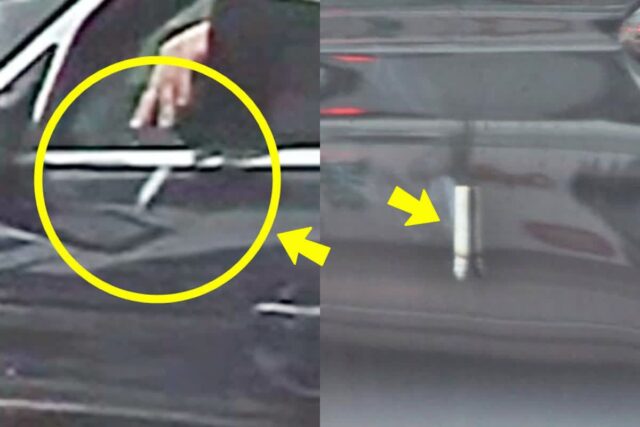 도로에 꽁초 버린 몰상식 운전자.. 셀프 참교육 최후에 네티즌 ‘폭소’