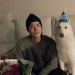 홍종현, 반려견 ‘진이’와 함께한 생일파티…”축하해 주셔서 감사합니다”