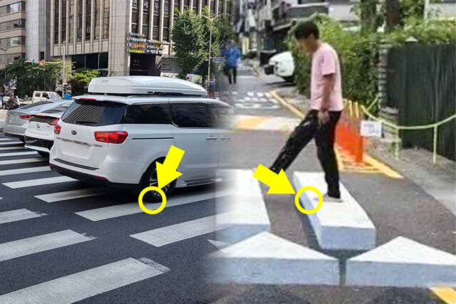 “스쿨존 대격변” 고작 횡단보도 바꿨는데, 역대급 효과