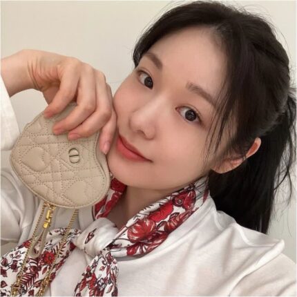 우아한 피겨퀸 김연아 디올 실크 스카프 & 하트 파우치 가방 가격은?