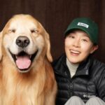 문정희, 반려견 ‘마누’와 환한 미소…”봄이 오는 문턱에서”