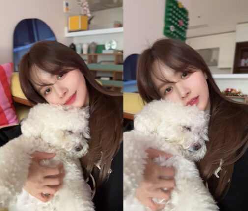 한보름, 반려견 ‘블링이’와의 일상 공개…”밥 먹고 산책하고 행벅♥”