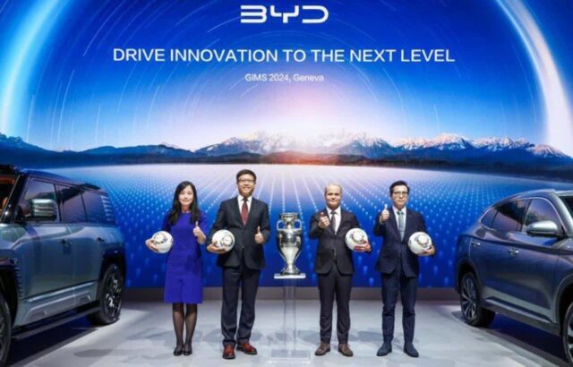BYD, 2024 제네바 오토쇼에 8개 전동화차 출품