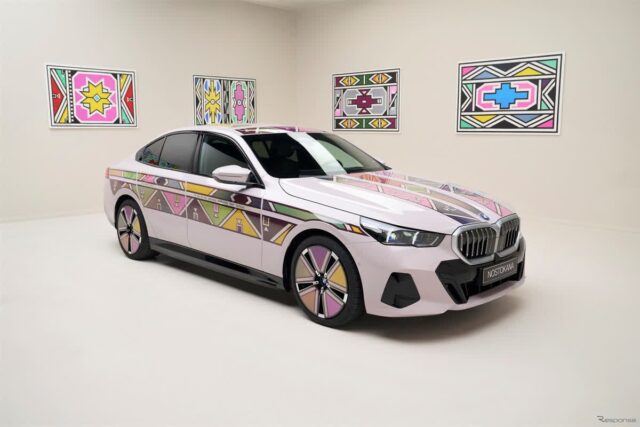 “실제로 양산되나?! 음악에 따라 색이 바뀐다!” BMW i5 플로