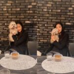 김사랑, 반려견 ‘아이’와 반려견 동반 식당 방문…”아이야”