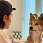 이기우, 반려견 ‘테디’와 달달한 눈 맞춤…”이렇게 마주 보고 있으면”