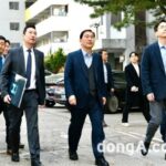 윤영준 현대건설 대표, 여의도 한양 재건축 현장 방문