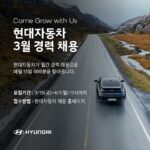 현대자동차, 연구개발 부문 등 각 분야 경력직 채용