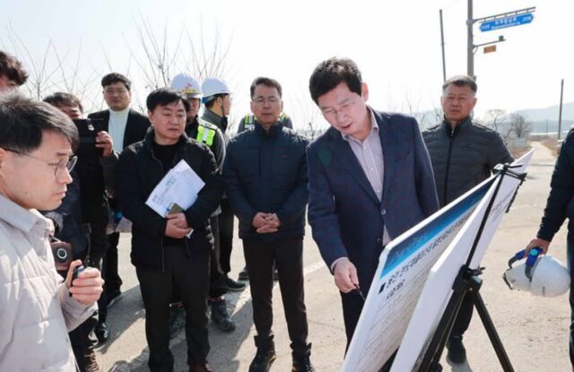 이상일 용인시장, ‘SK하이닉스 팹 착공 원활’ 위해 보개원삼로 확장공사 조속 추진 당부