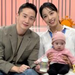 출산 반년만에 혼혈 딸과 함께 방송 출연한 아나운서