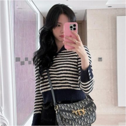 지수 신상 디올 가방 베사체 스몰백 단가라 세일러 니트 스웨터 가격은?