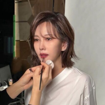 김남주머리 50대헤어스타일 세련된느낌