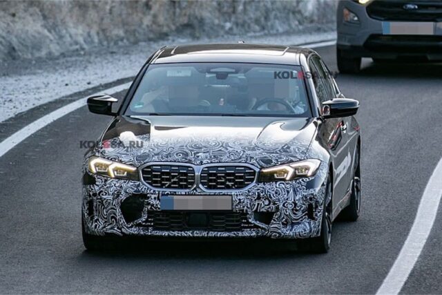 “8세대 업데이트 예고?! 절벽을 가로지르는 압도적 비주얼!” BMW 3