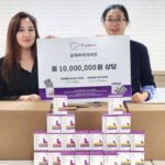 한국반려동물영양연구소(KNRC), 유기견 보호단체에 닥터레이 영양제 천만 원 상당 기부