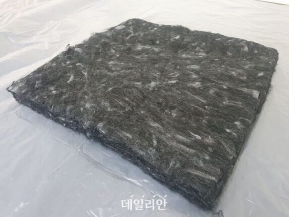 건설연, 안정화 섬유·폐섬유 이용한 건축용 단열재 시제품 개발