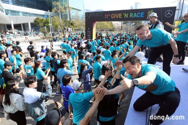 벤츠코리아, 부산 ‘2024 기브앤레이스’ 성료… 기부금 10억2000만 모금 “역대 최대”