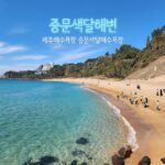 제주도 여행 중문색달해변 제주 해수욕장 중문색달해수욕장
