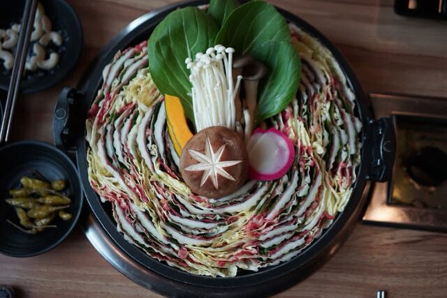 김포라베니체맛집 푸짐한 밀푀유나베 홍대스앤샤