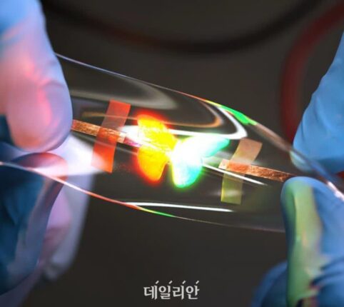 “1.5배 늘려도 화질은 그대로”…IBS, 고무처럼 늘어나는 QLED 개발