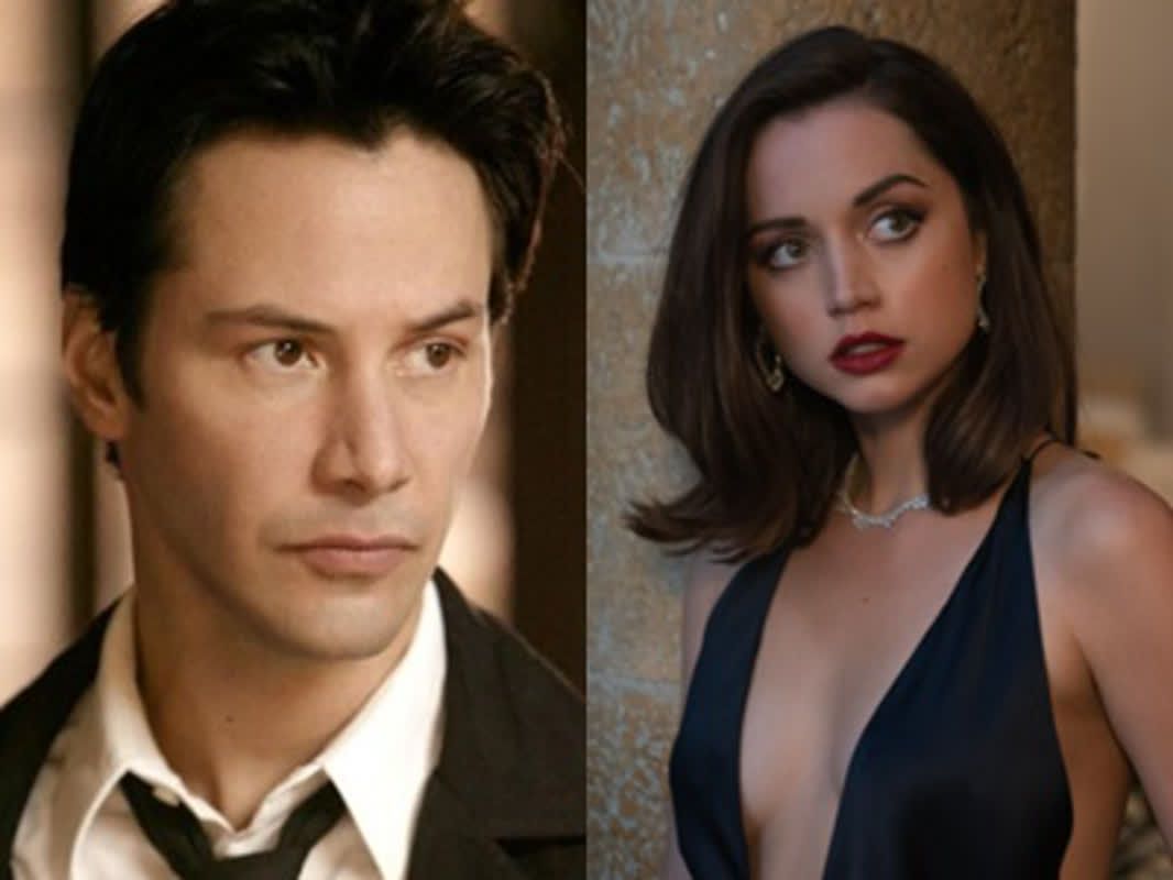 오토바이 광팬 키아누 리브스와 알렉산드라 그란트가 독일 MotoGP 레이스에서 체커기를 흔들고 있어요! : r/popculturechat, image size:1066x800