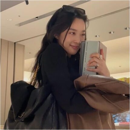 이청아 신상 입생로랑 가방 생로랑 칼립소 라지 가격은?