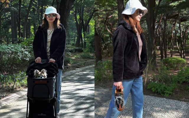 이소라, 반려견 ‘조이♥해피’와 함께 찾은 남산…”아가들과 산책했어요”