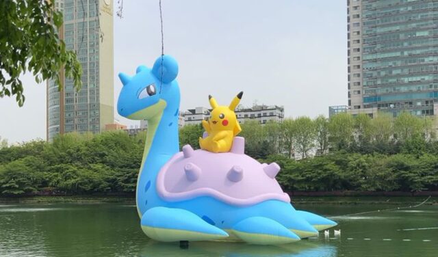 [르포] “석촌호수에 라프라스 둥둥”…포켓몬이 점령한 잠실 가보니