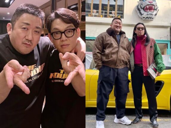 최근 기분 너무 좋아 신났다는 두 중년 남성들