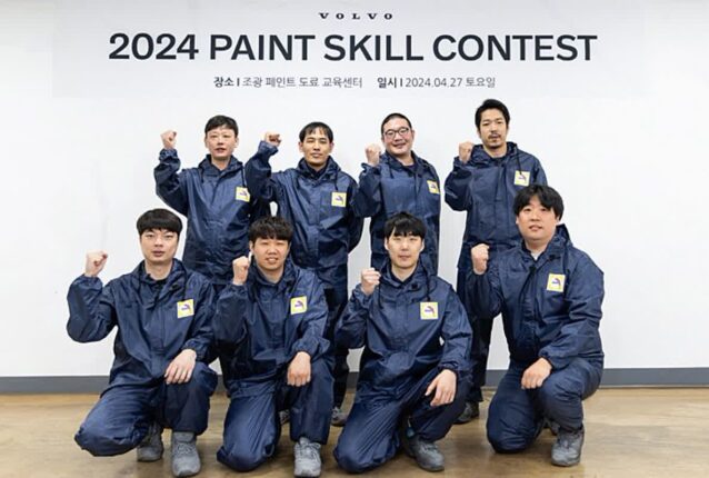 볼보자동차코리아, ‘2024 도장 기능 경진대회 성료