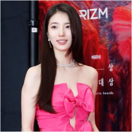 2024 백상 수지 시상식 드레스 오스카 드 라 렌타 핑크 리본 머메이드드레스 가격은?