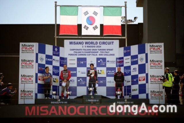 쏠라이트 인디고 레이싱 박준의, 아시아 최초 TCR 이탈리아 우승