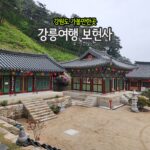 강원도 가볼만한곳 강릉여행 보현사 강릉절