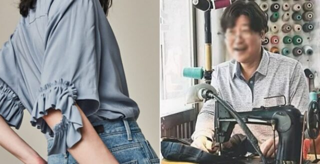 손님이 찢어진 블라우스 입고 다니는 줄 알고 걱정돼 무료로 수선해준 단골 세탁소 사장님